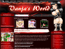 Tablet Screenshot of blog.vanjas-world.com